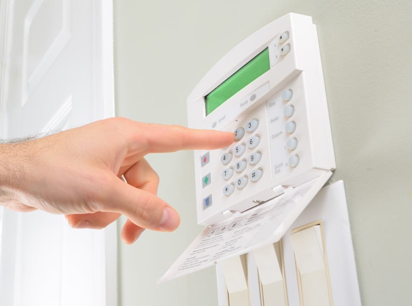 Home Alarm Systems Perth - pressing code